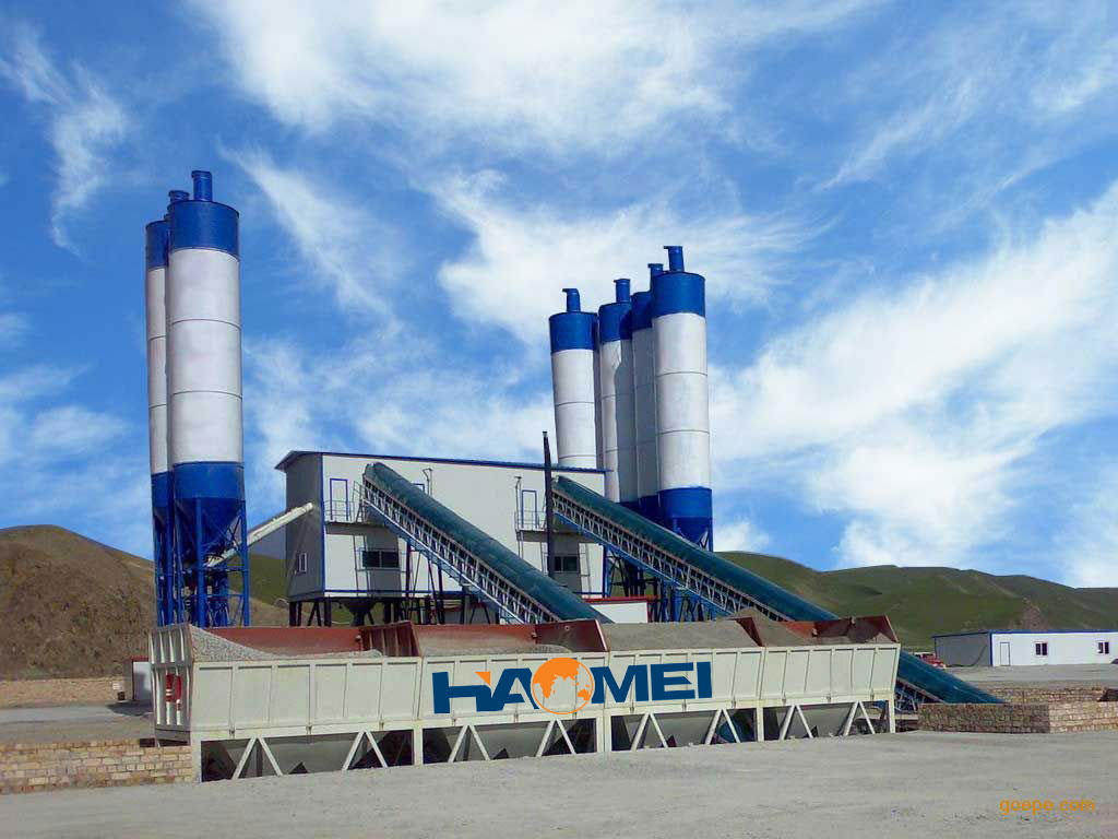 HZS120 Concrete Batching Plant