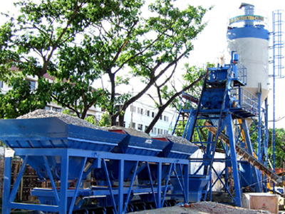 YHZS25 Mobile Concrete Batching Plant