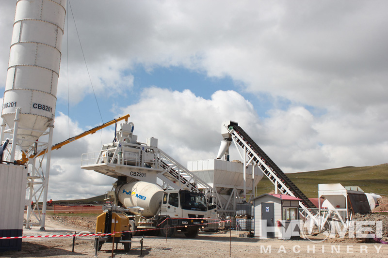 YHZS50 Mobile Concrete Batching Plant