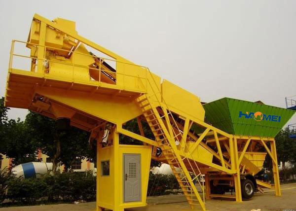 YHZS75 Mobile Concrete Batching Plant