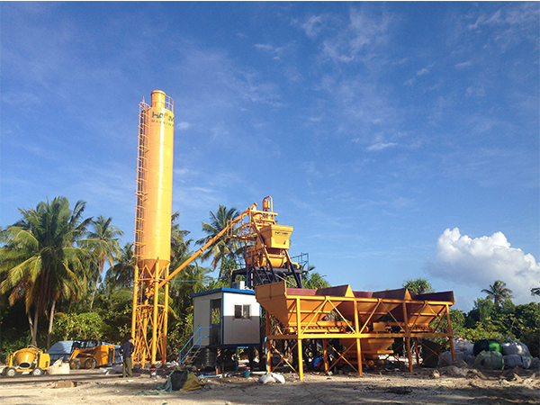 HZS90 concrete batching plant, concrete batching plant