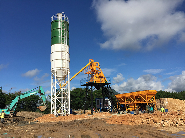 HZS120 concrete batching plant, concrete batching plant