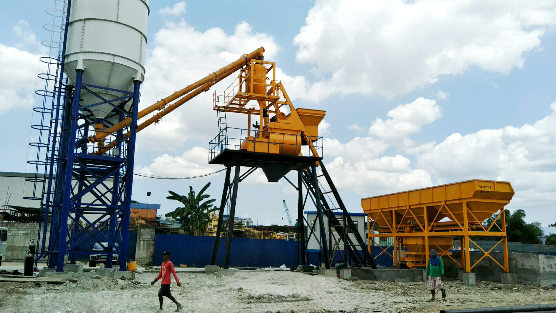 HZS75 Concrete Batching Plant