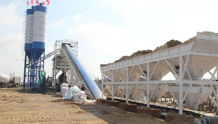 concrete batch plant, HZS180 concrete batch plant