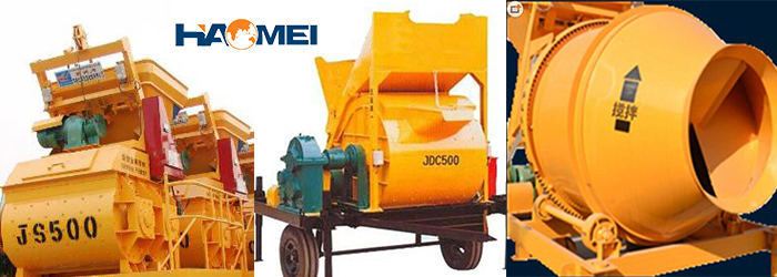 500l concrete mixer price in China