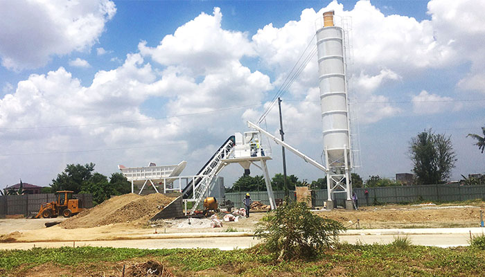 HZS180 concrete batching plant price