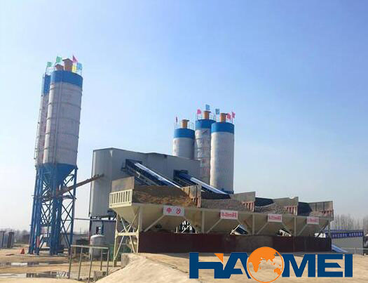 software for HZS180 concrete batching plant