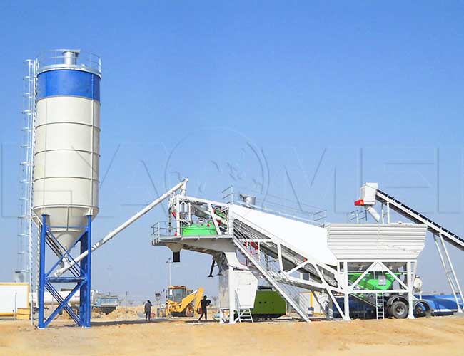 portable concrete plant