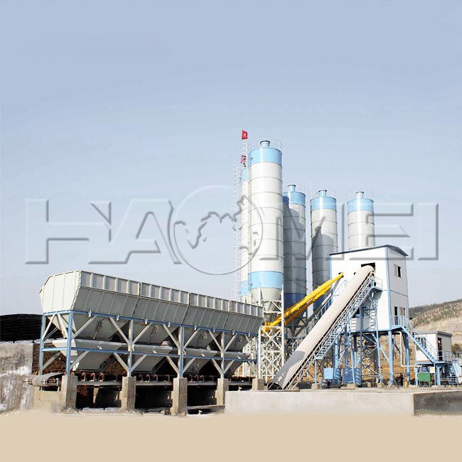 small concrete plant